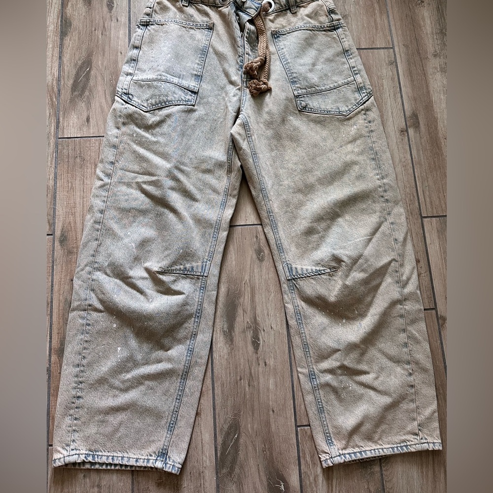 Free People Low Slung Moxie Barrel Jeans - Picture 3 of 3
